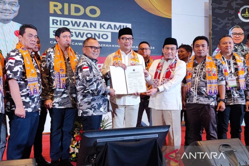 Bapera DKI Jakarta Deklarasikan Dukungan untuk Ridwan Kamil-Suswono