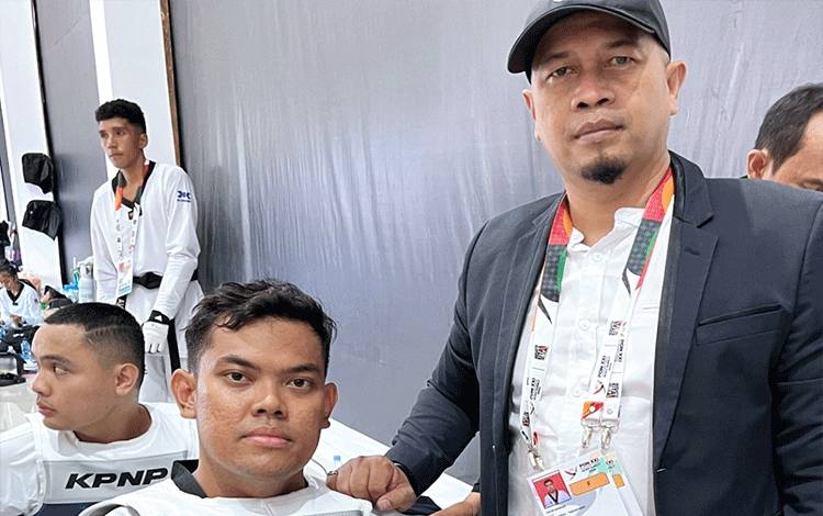 Atlet Kyorugi Taekwondo Kalteng Tersisih Usai Lawan Jawa Timur
