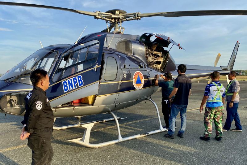 BPBD Kalsel Terima Empat Helikopter untuk Tangani Karhutla