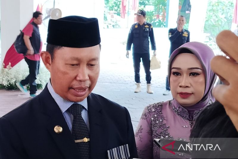 Penjabat Bupati Bogor Asmawa Tosepu di Cibinong, Kabupaten Bogor, Jawa Barat. (ANTARA/M Fikri Setiawan)