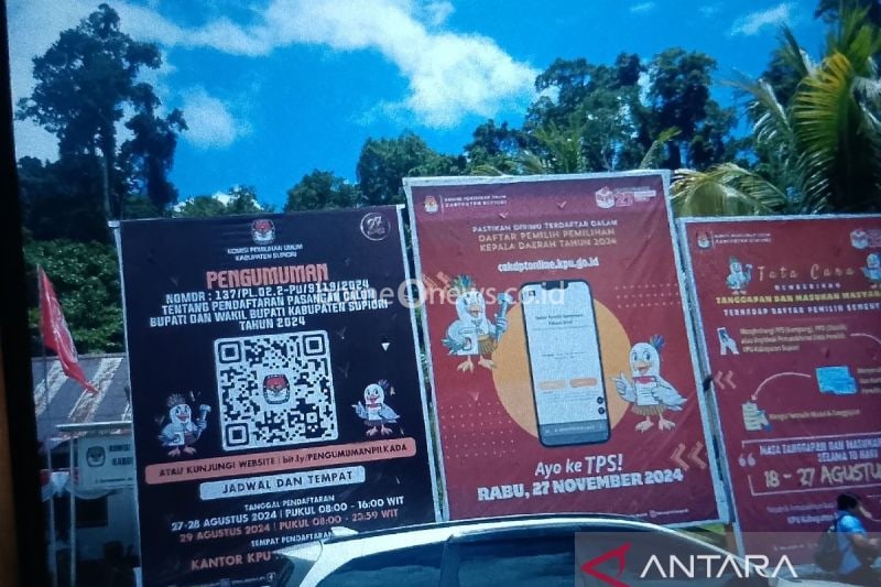 Pemerintah Supiori Ajak Warga Sukseskan Pilkada Serentak 2024