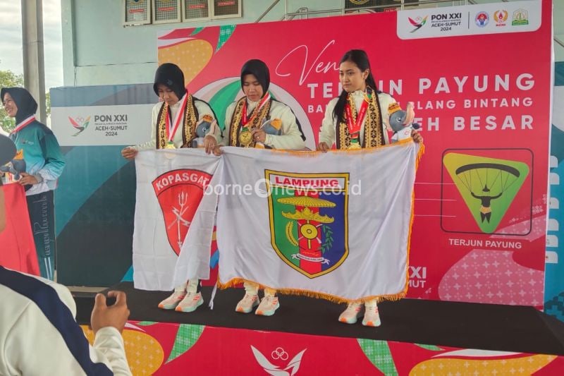 Atlet terjun payung Lampung peraih medali emas nomor ketepatan mendarat menfapatkan hadiah satu hektare tanah (ANTARA/HO)