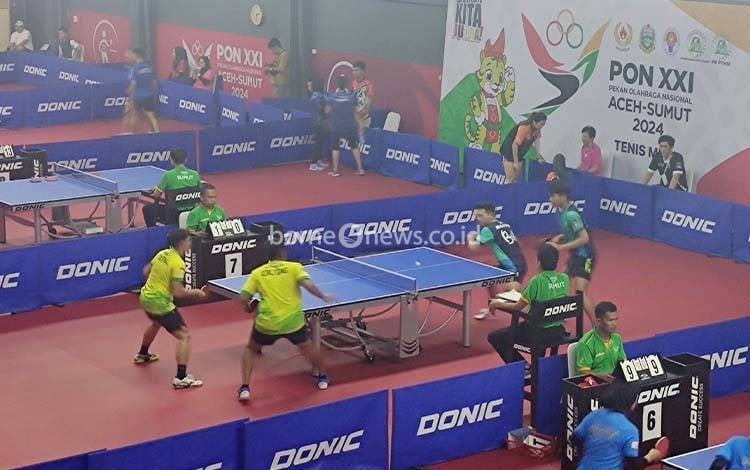 Sukses Kalahkan Bali Tenis Meja Ganda Kalteng Semakin Dekat Podium
