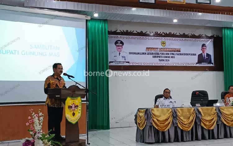 Beberapa Imbauan Pj Bupati Gunung Mas Menjelang Pilkada Serentak 2024
