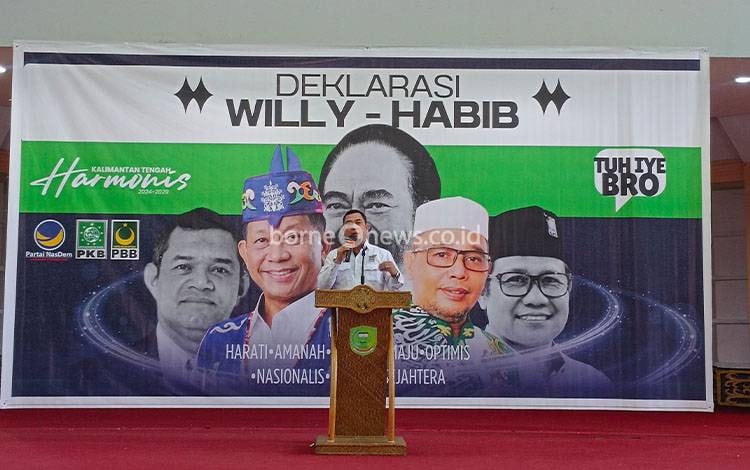 Ketua DPC PKB Pulang Pisau Instruksikan Kader Gotong Royong Menangkan Willy-Habib