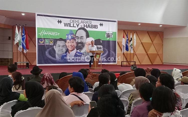Deklarasi Willy-Habib Resmi Berlangsung di Pulang Pisau