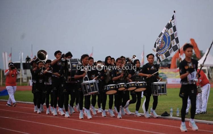 Drumband Raih Emas Pertama untuk Kalteng di PON XXI Aceh-Sumut