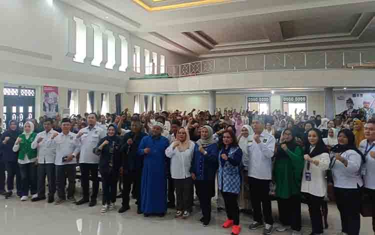 Masyarakat Antusias Sambut Deklarasi Willy - Habib Ismail di GPU Pulang Pisau
