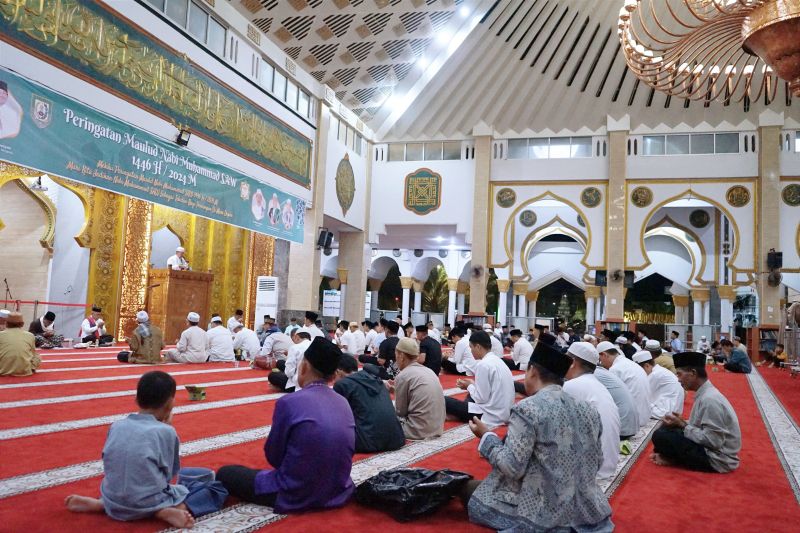 Peringatan Maulid Nabi Muhammad SAW di Bengkulu, Senin. (16/09/2024). ANTARA/HO-Media Center Provinsi Bengkulu