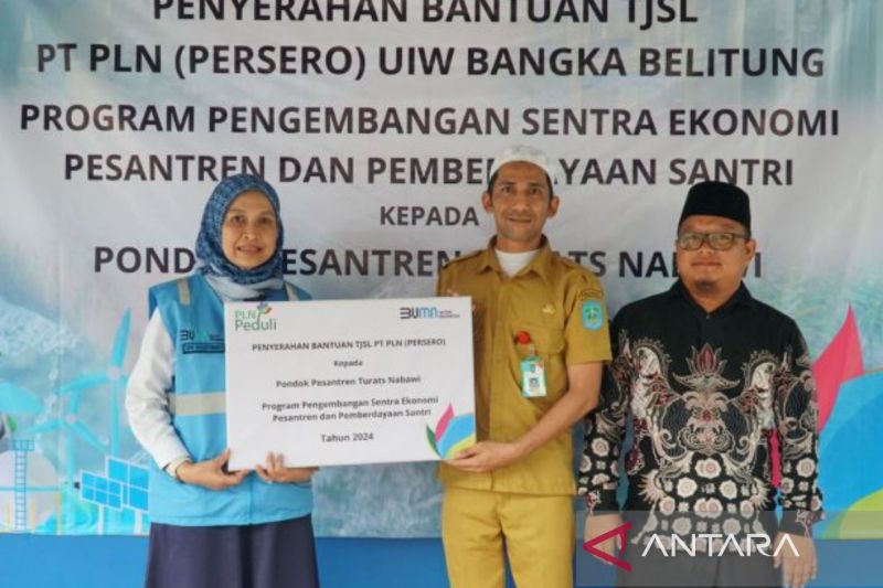 PLN Bantu Kemandirian Ekonomi Pondok Pesantren di Bangka