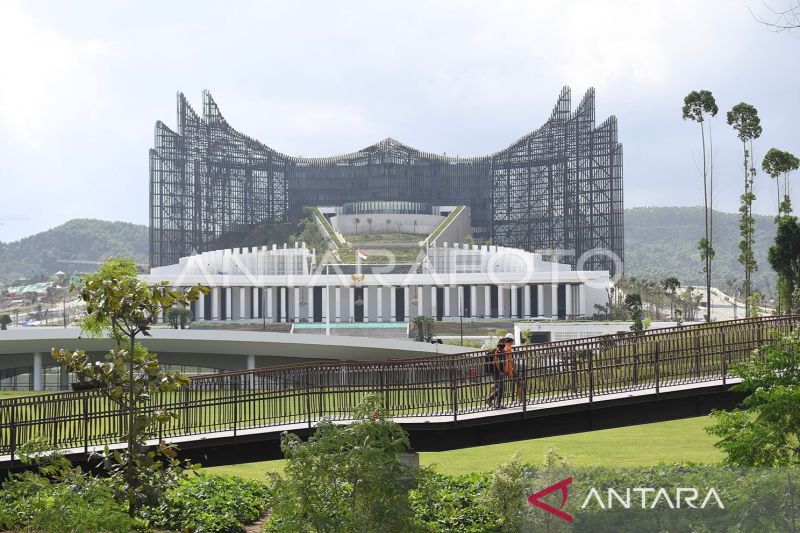 Istana Garuda Nusantara dibangun di Kecamatan Sepaku, Kabupaten Penajam Pase Utara, Provinsi Kalimantan Timur. ANTARAFOTO/M RIsyal Hidayat