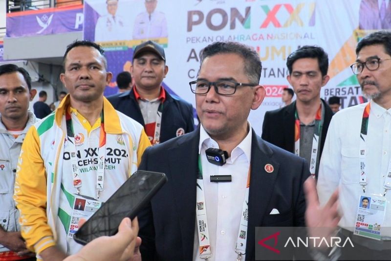Ketua Umum Pengurus Besar Asosiasi Bola Tangan Indonesia (PB ABTI) Zulfydar Zaidar Mochtar. (ANTARA/Teuku Dedi Iskandar)