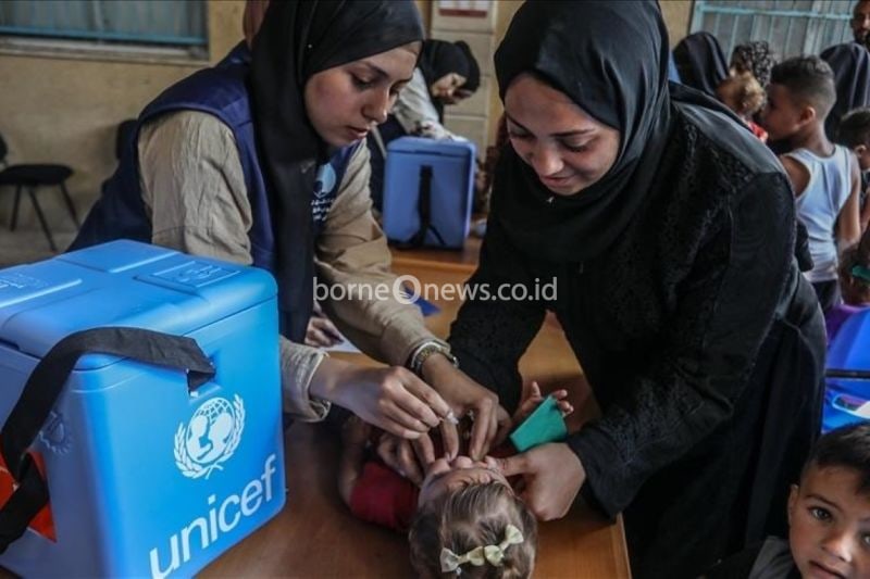 PBB Desak Gencatan Senjata untuk Vaksin Polio di Gaza