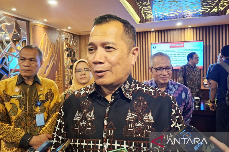 Direktur Jenderal HAM Kementerian Hukum dan HAM (Kemenkumham) Dhahana Putra. ANTARA/Fianda Sjofjan Rassat/aa.