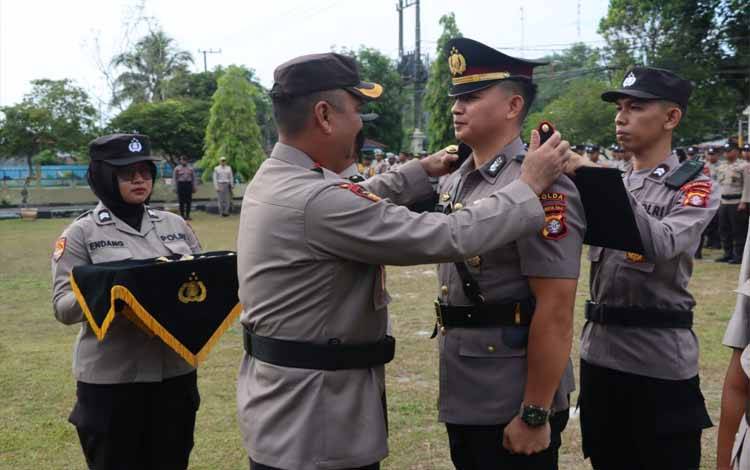 Kapolresta Palangka Raya Pimpin Sertijab Kasatlantas dan Pelantikan Kabag Perencanaan
