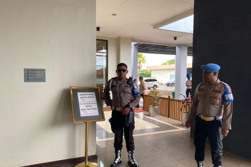 Polisi Siaga Hadapi Aksi Demo Damai di Kota Merauke Papua