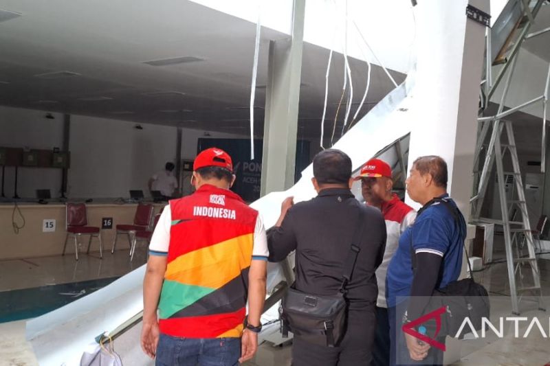 Pertandingan Menembak PON XXI Aceh-Sumut Ditunda Akibat Cuaca Ekstrem