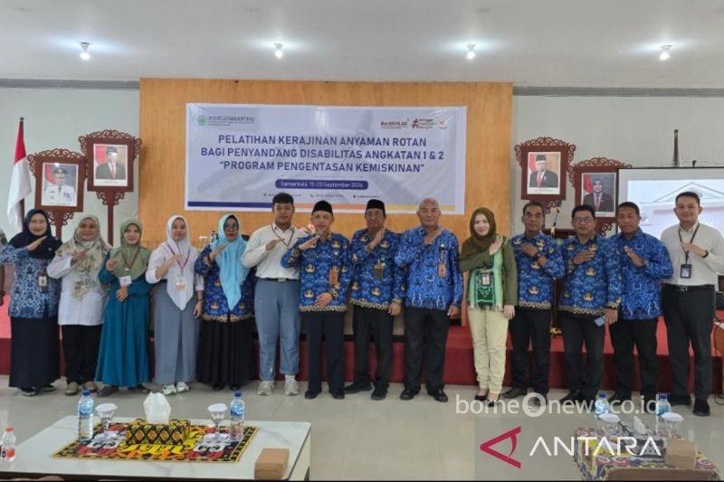 Pelatihan Anyaman Rotan untuk Penyandang Disabilitas di Samarinda