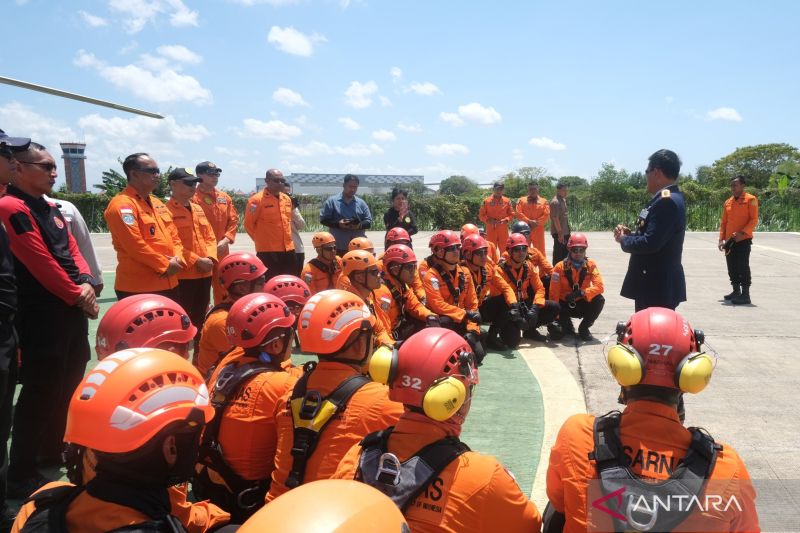 Basarnas Gelar Simulasi Evakuasi Medis Udara Menyambut BIAS 2024