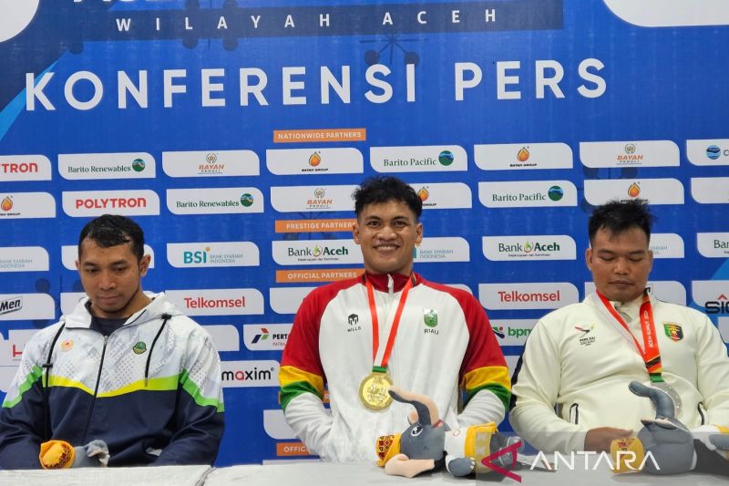 Andre Satria Raih Emas PON Kelas 83 Kg, Kalahkan Seniornya