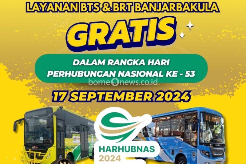 Dishub Kalsel Gratiskan BRT Banjarbakula Pada Harhubnas 2024