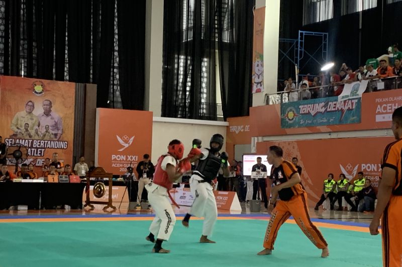 Tarung Derajat PON XXI, 28 Laga Semifinal Putra dan Putri