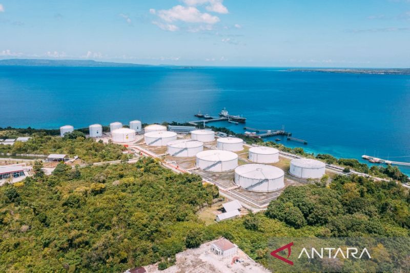 Dokumentasi - Terminal BBM Baubau. ANTARA/HO-PT Pertamina Energy Terminal (PET)
