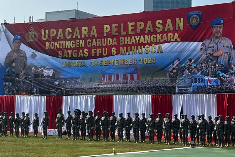 Polri Kirim Satuan Tugas Garuda Bhayangkara ke Afrika Tengah