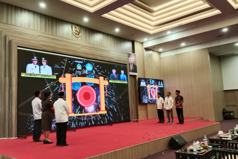 Acara peluncuran Perbup bidang pendidikan yang digelar Dinas Pendidikan dan Kebudayaan Lombok Tengah, Provinsi NTB di Lombok Tengah, Rabu (18/09/2024) (ANTARA/Akhyar Rosidi)