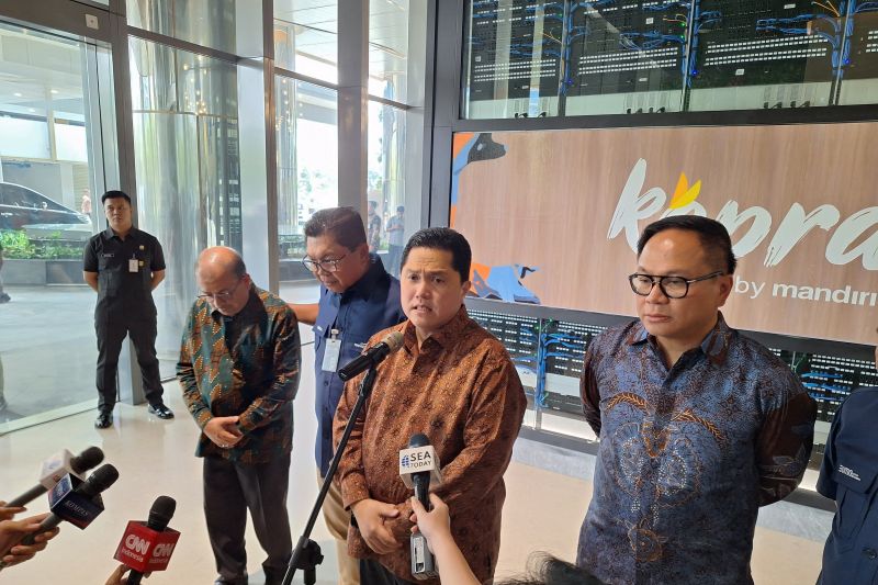 Erick Thohir Resmikan Mandiri Digital Tower Sebagai Pusat IT Bank Mandiri