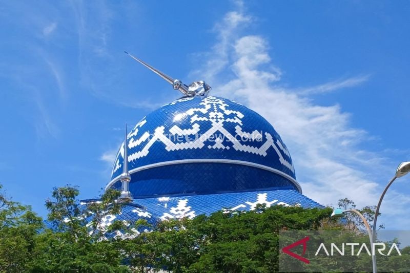 Aktivitas Ibadah Masjid Agung Batam Dialihkan ke Masjid Sementara