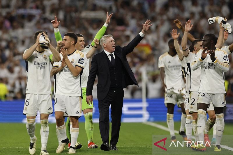 Ancelotti ungkap strategi permainan direct kunci kemenangan Real Madrid
