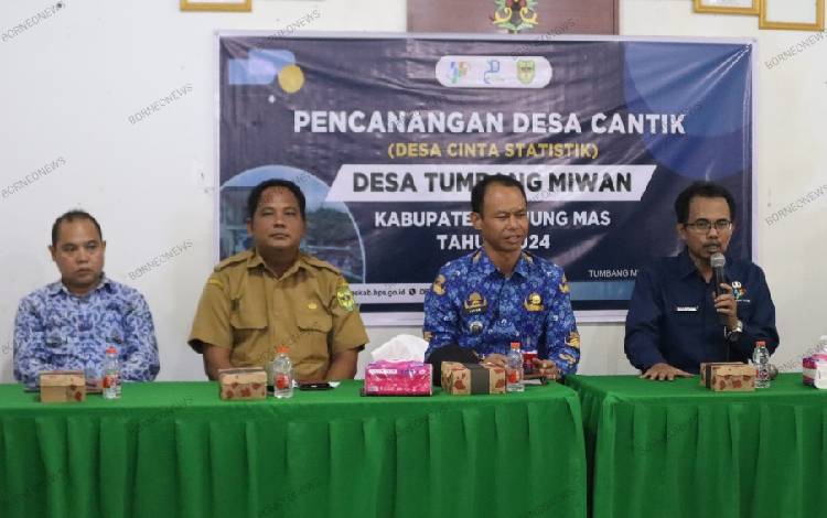 Desa Tumbang Miwan Jadi Desa Cantik Kabupaten Gunung Mas 2024