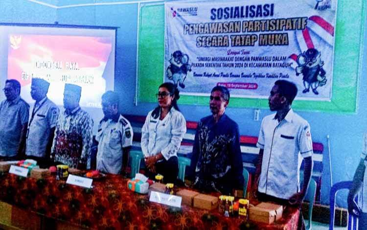 Panwascam Bataguh Sosialisasikan Pengawasan Partisipatif