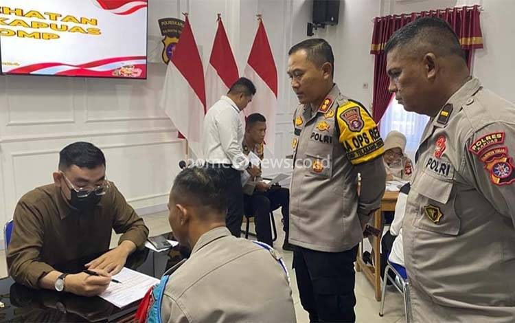 Kapolres Kapuas: Kesehatan Personel Modal Utama Laksanakan Tugas Pengamanan Pilkada