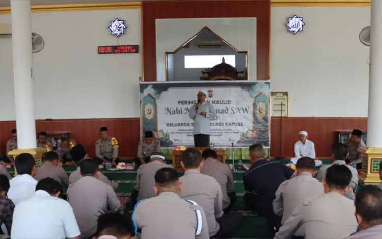 Polres Kapuas Gelar Peringatan Maulid Nabi Muhammad SAW 1446 H