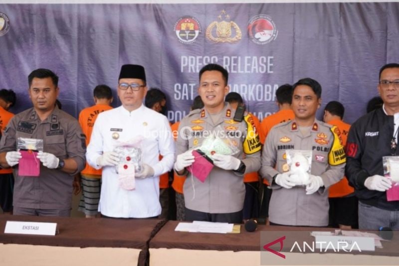 Polres Banyuasin Ungkap 31 Kasus Penyalahgunaan Narkoba
