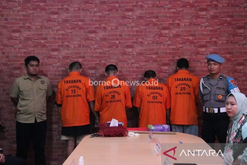 Polda Kaltara Ungkap Jaringan Narkotika, Tangkap Empat Tersangka