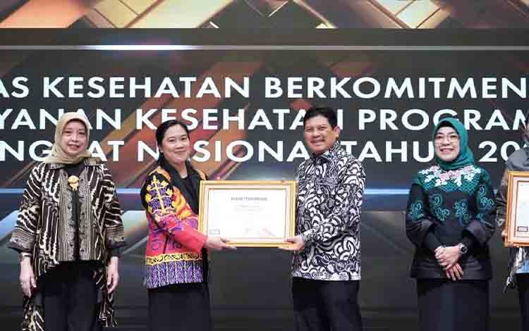 Faskes Palangka Raya Dapatkan Penghargaan Paling Berkomitmen dalam Mutu Pelayanan