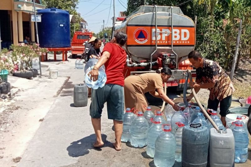 Empat Desa di Kudus Alami Kesulitan Air Bersih, BPBD Respons Cepat