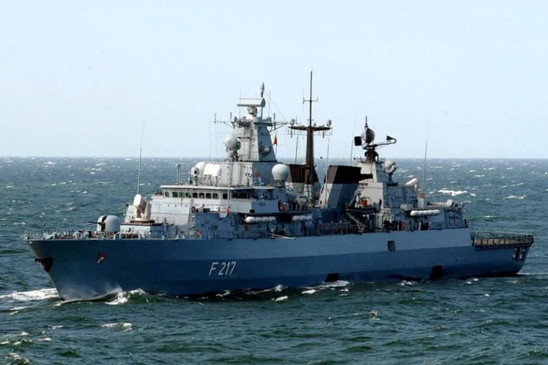 Arsip foto - Kapal fregat Bayern milik AL Jerman terlihat selama latihan Operasi Baltik (BALTOPS), Juni 2008. (ANTARA/US Navy/Mike Banzhaf via Wikimedia Commons/as)