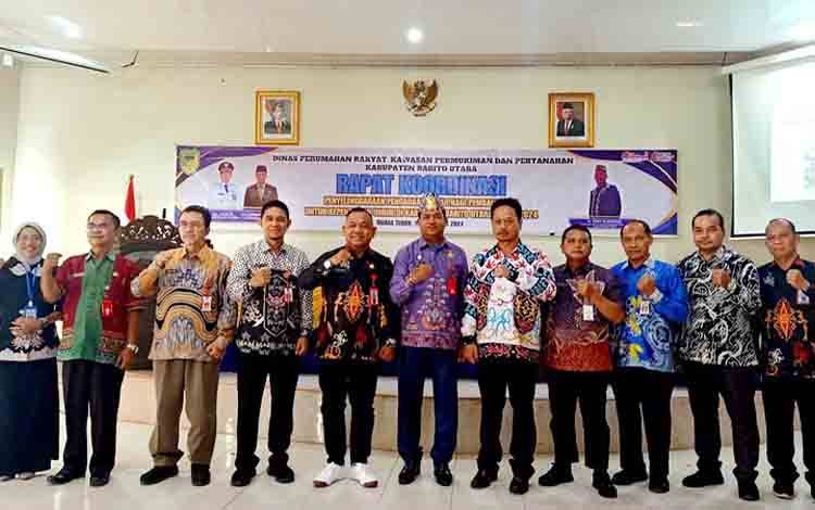 Dinas Perkimtan Barito Utara Gelar Rakor Penyelenggaraan Pengadaan Tanah