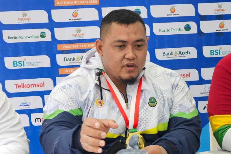 Asep Nurdin Raih Emas PON XXI Berkat Doa dan Kepercayaan Allah