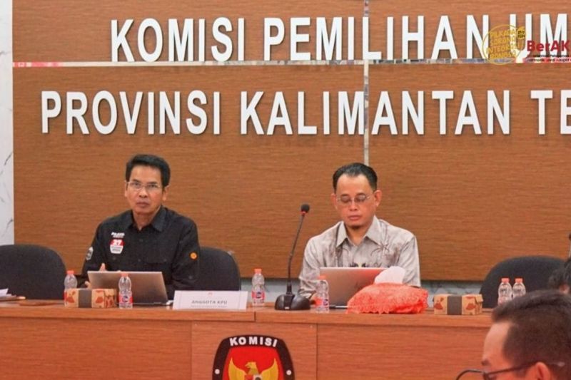 KPU sosialisasikan aturan kampanye bagi peserta Pilkada Kalteng. ANTARA/HO-KPU Provinsi Kalteng.
