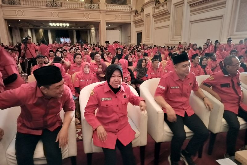 Risma Dorong Kader PDI-P Surabaya Menangkan Pilkada Jatim