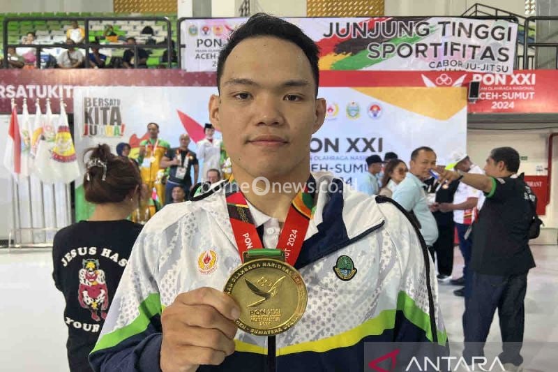 Willy Sukses Raih Emas Jujitsu di PON XXI, Siap Wakili Indonesia