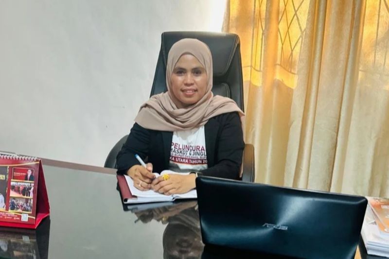 Ketua KPU Kabupaten Kolut Nurgalia. Antara/HO-KPU Kolut.