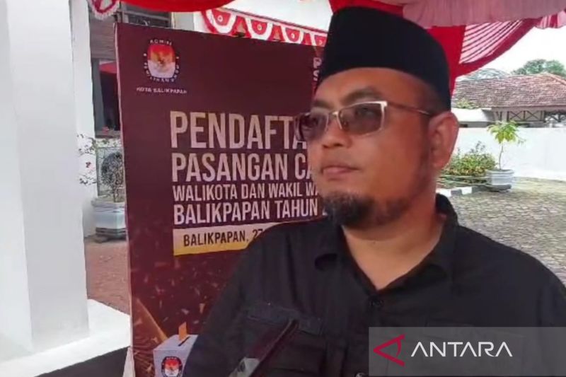 Ketua KPU Kota Balikpapan, Provinsi Kalimantan Timur Prakoso Yudho Lelono (ANTARA/Muhammad Solih Januar)