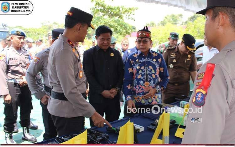 Kunjungan Kerja Wakapolda Kalteng ke Polres Murung Raya: Persiapan Keamanan Pilkada 2024