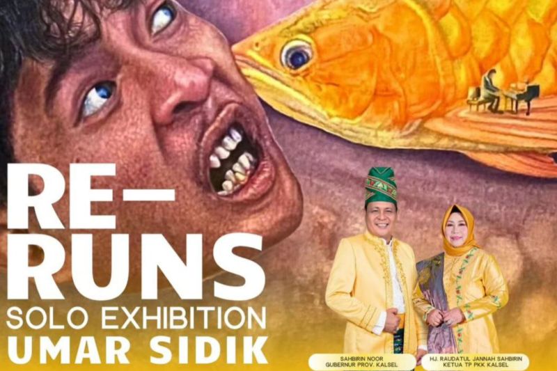 Pameran Tunggal Umar Sidiq di Banjarmasin, Gratis untuk Umum